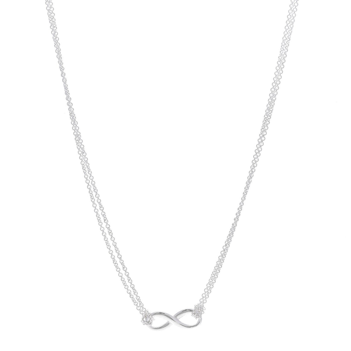 Tiffany Sterling Silver Infinity Pendant Necklace