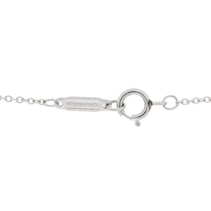 Tiffany Platinum 18K Rose Gold Diamond Enchant Quatra Key Necklace