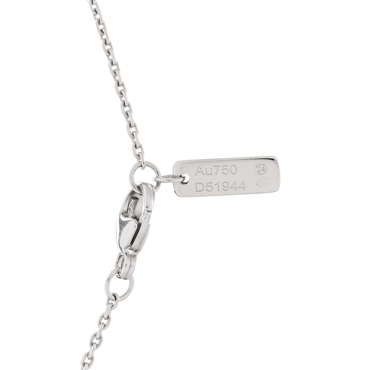 Messika 18K White Gold Diamond My First Pavé Pendant Necklace