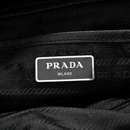 Prada Tessuto Nylon Saffiano Medium Backpack Black