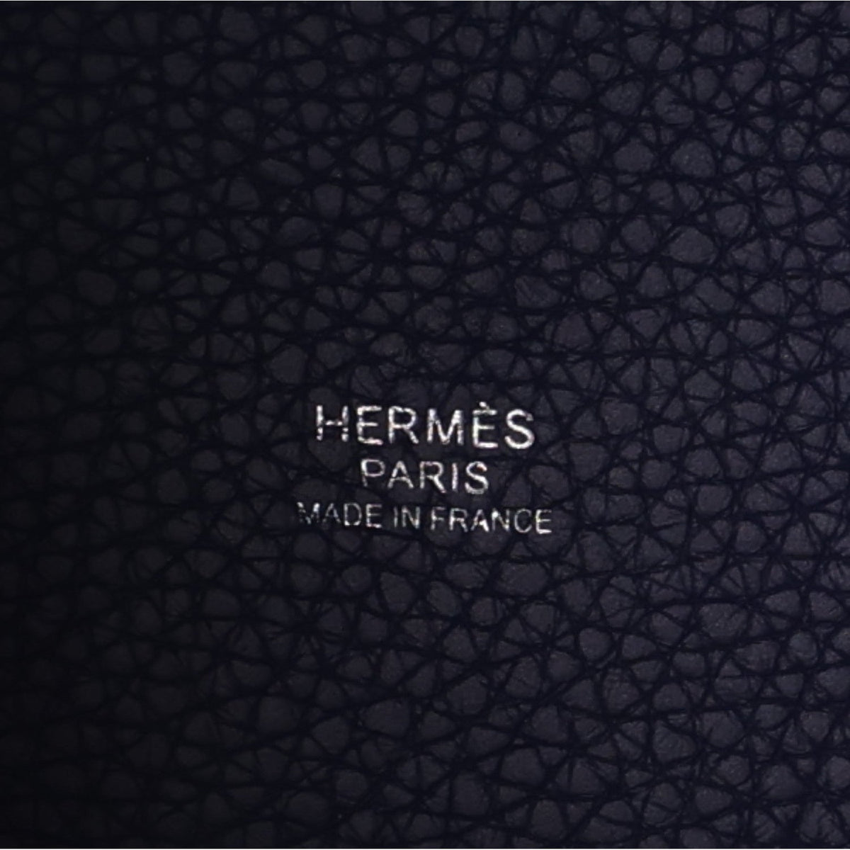 Hermes Taurillon Clemence Casaque Picotin Lock 18 PM Bag Bleu Electrique Bleu Encre