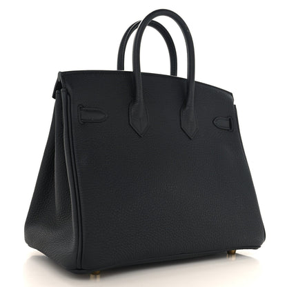 Hermes Togo 25cm Birkin Bag Black