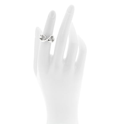 Tiffany Sterling Silver Paloma Picasso Double Loving Heart Ring