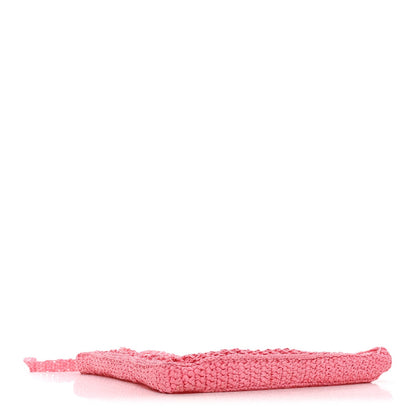 Prada Crochet Raffia Tote Bag Petalo 1921300