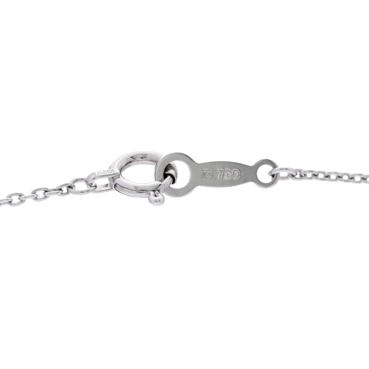 Mikimoto 18K White Gold Akoya Cultured Pearl 6.5-7mm Pendant Necklace