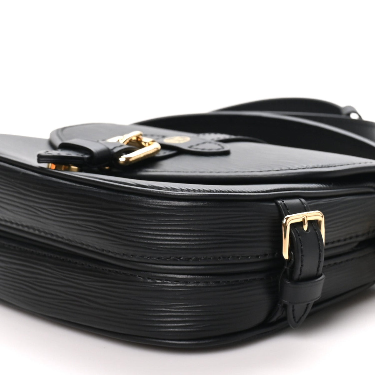Louis Vuitton Epi Saumur BB Shoulder Bag Black