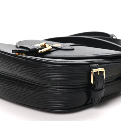 Louis Vuitton Epi Saumur BB Shoulder Bag Black