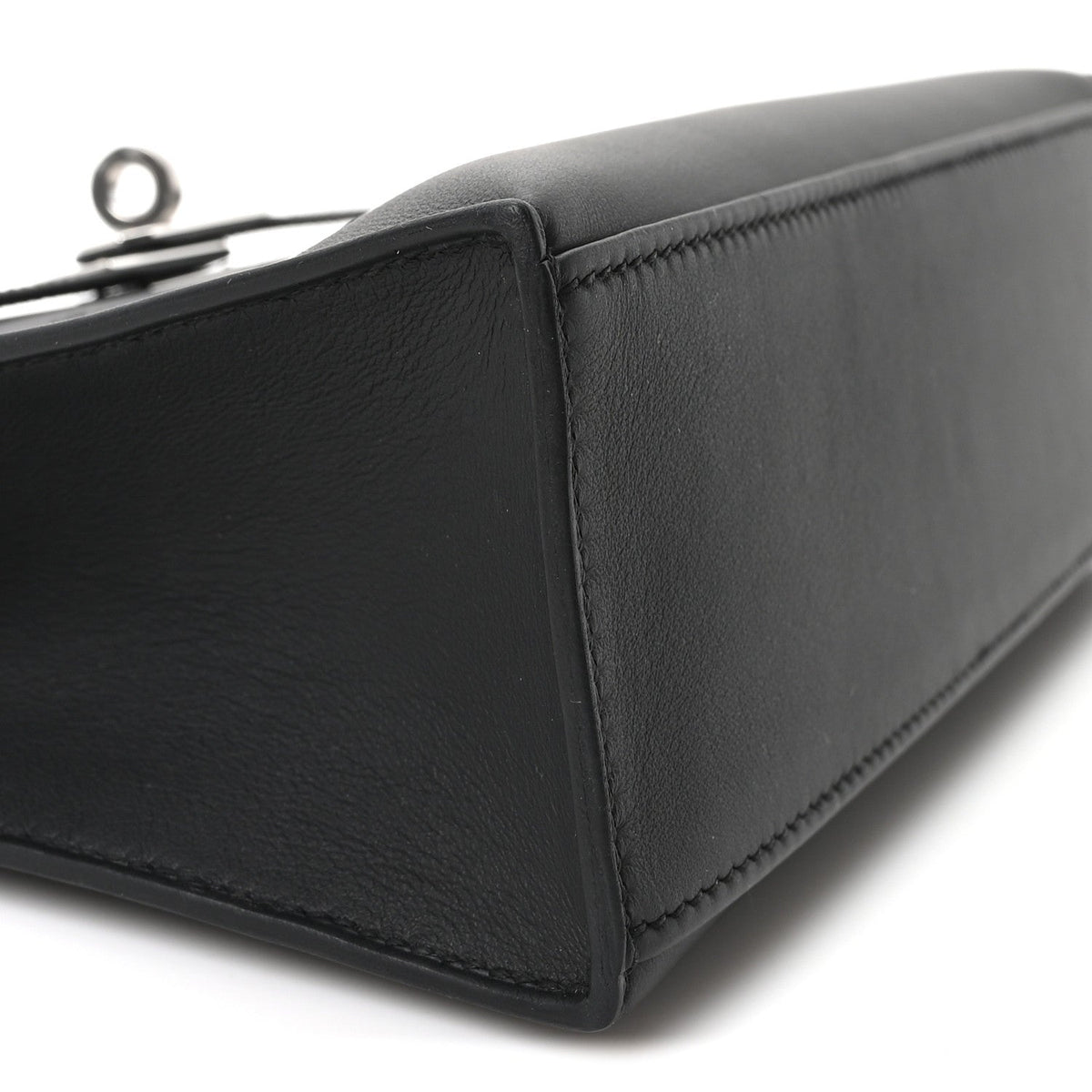Hermes Swift Kelly Pochette Clutch Black