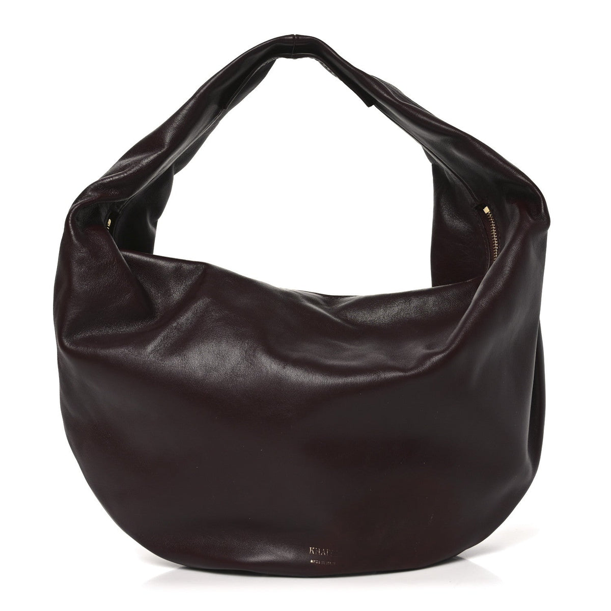 Khaite Calfskin Medium Olivia Hobo Burgundy