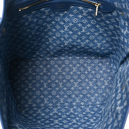 Louis Vuitton Epi Neverfull MM Denim Blue