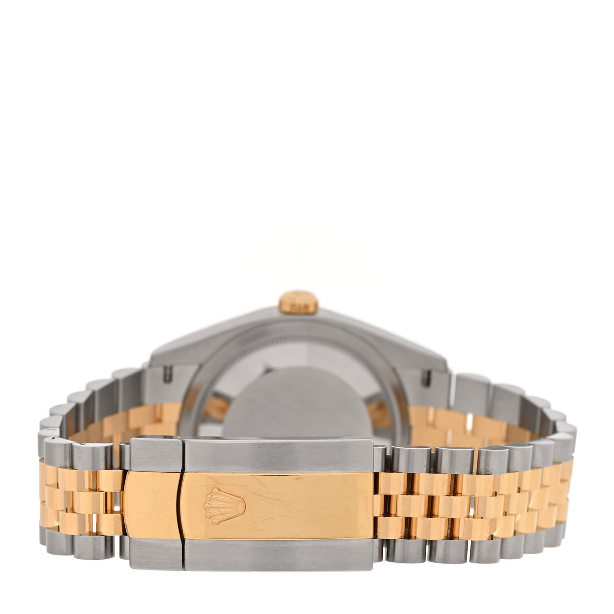 Rolex Stainless Steel 18K Yellow Gold 36mm Datejust Watch Slate 126233