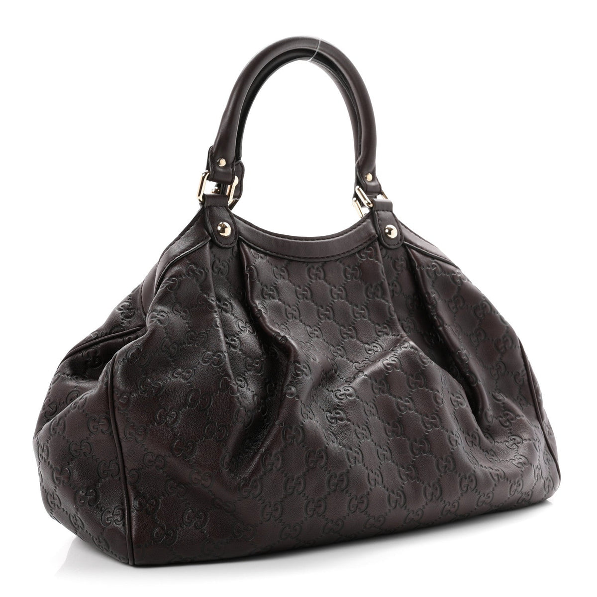 Gucci Guccissima Medium Sukey Tote Chocolate 1987818