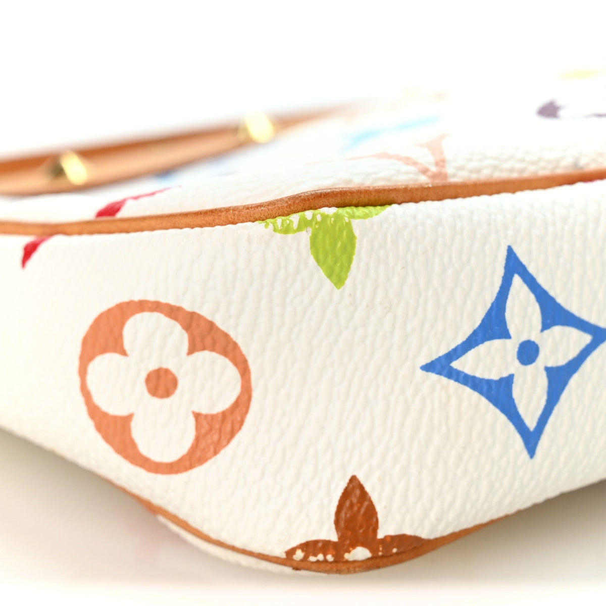 Louis Vuitton Monogram Multicolor Pochette Accessoires White