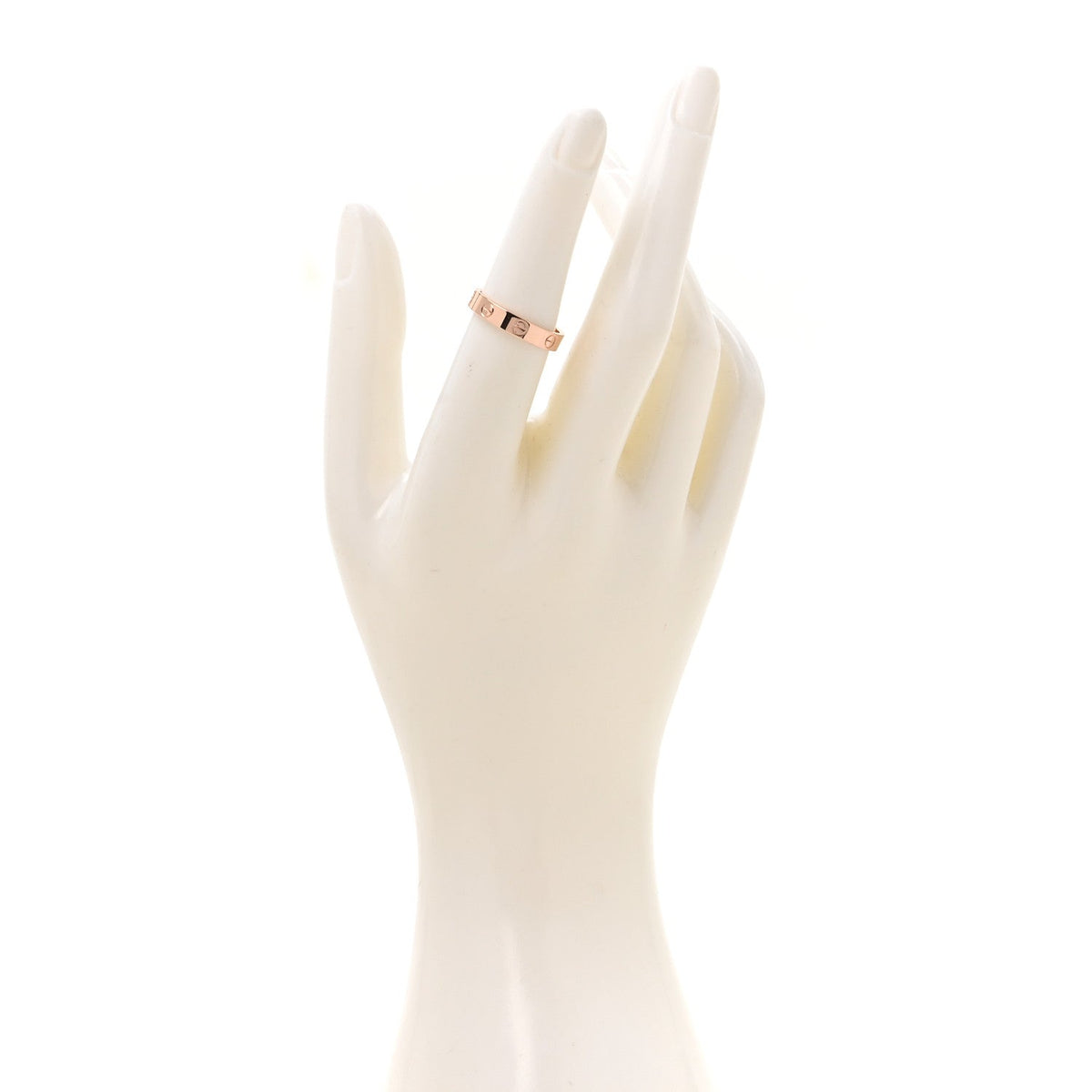 Cartier 18K Pink Gold 3.5mm LOVE Wedding Band Ring 53 6.5