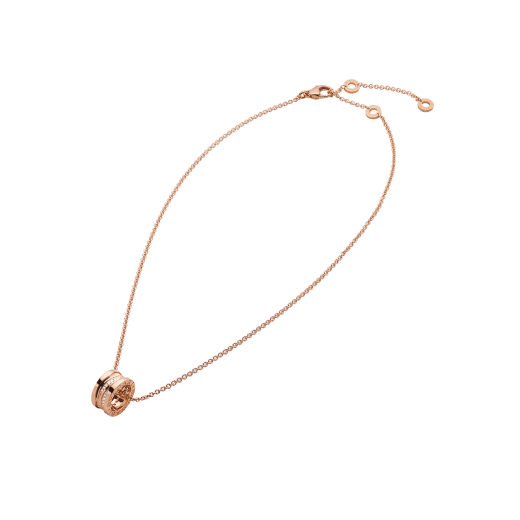 18K Rose Gold Diamond B.zero1 Necklace
