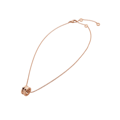 18K Rose Gold Diamond B.zero1 Necklace