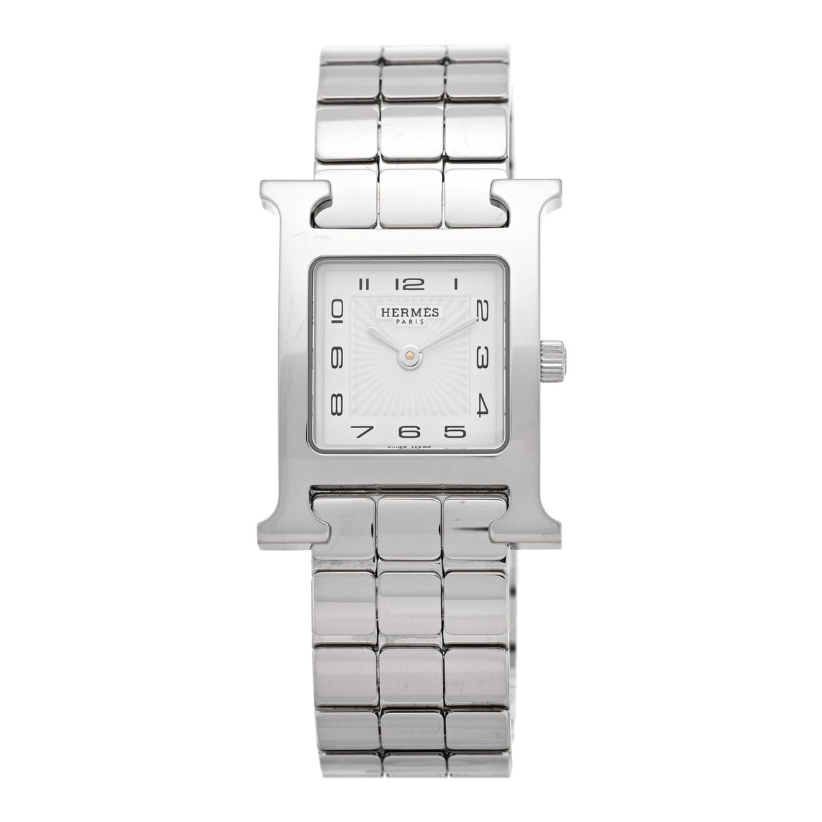 Hermes Stainless Steel 21mm Heure H Watch