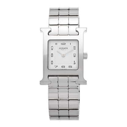Hermes Stainless Steel 21mm Heure H Watch