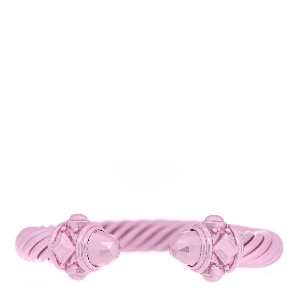 Aluminum 10mm Renaissance Cable Bracelet Light Pink