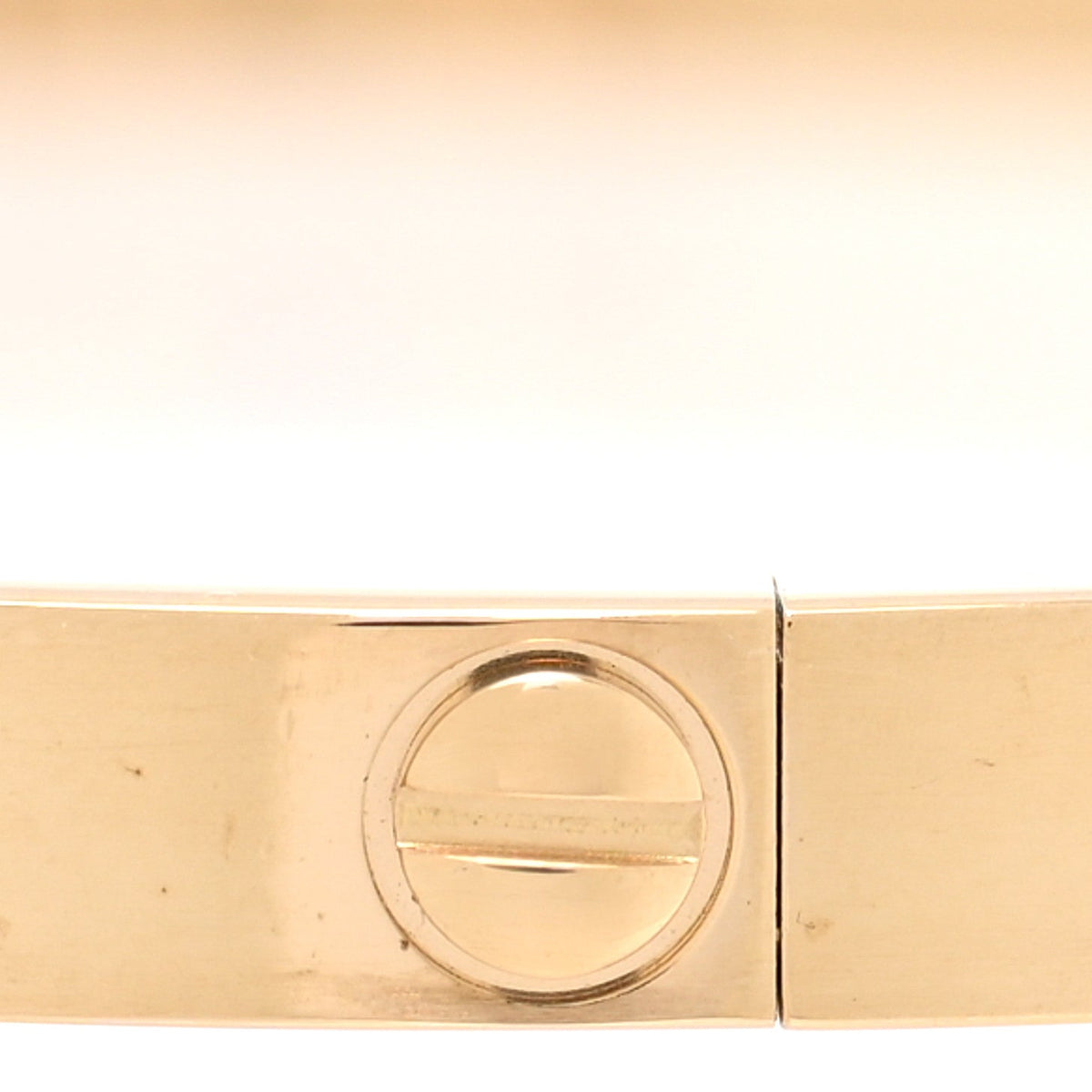 Cartier 18K Yellow Gold Small LOVE Bracelet 15
