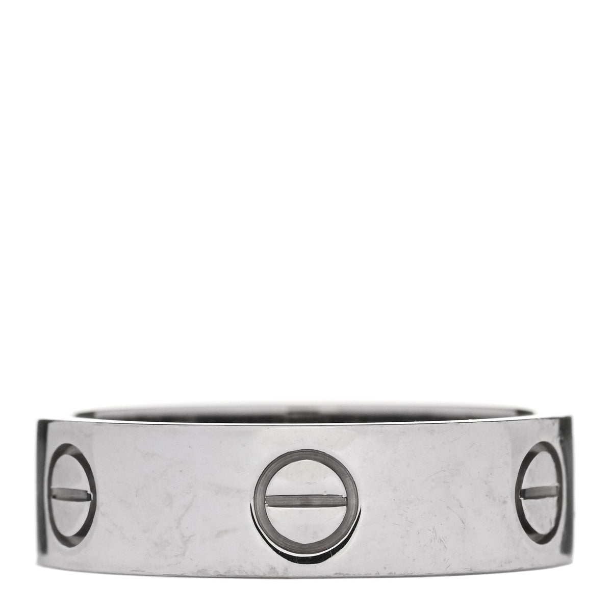 Cartier 18K White Gold 5.5mm LOVE Ring 59 8.75