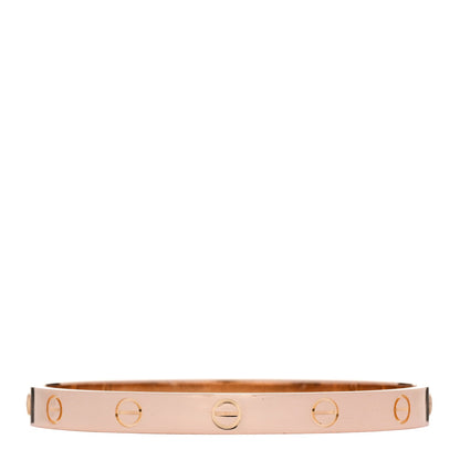 Cartier 18K Pink Gold LOVE Bracelet 17