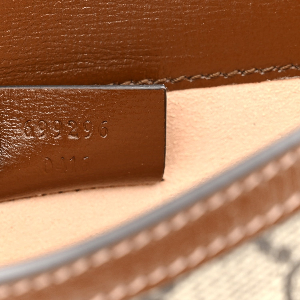 Gucci GG Supreme Monogram Mini Horsebit 1955 Shoulder Bag Beige Brown Sugar 1983200