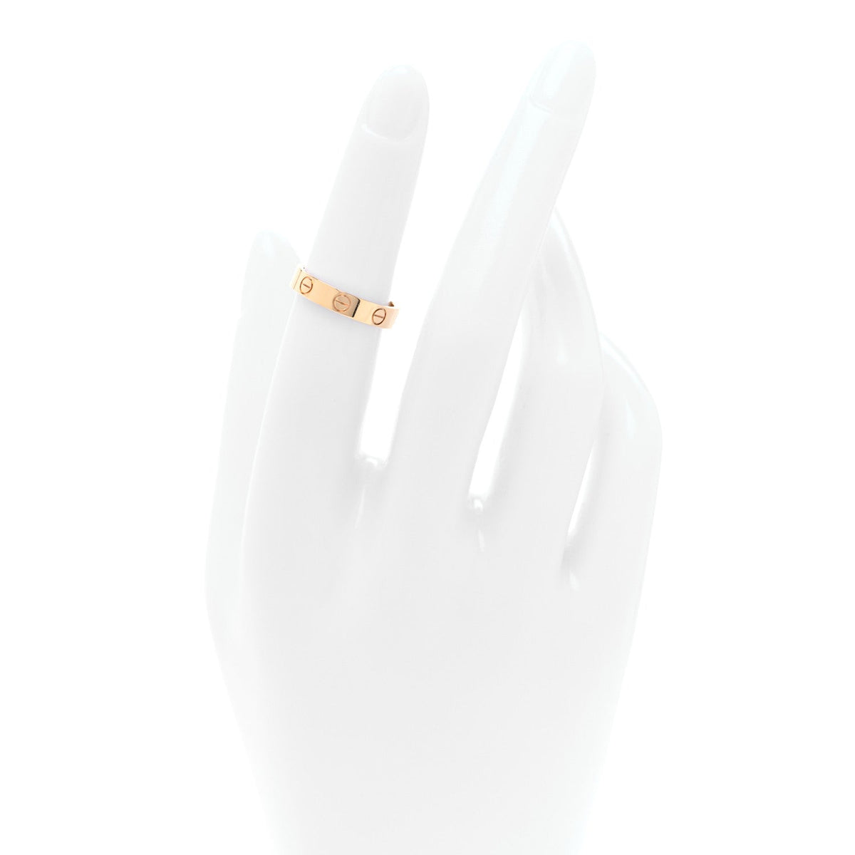 Cartier 18K Yellow Gold 3.5mm LOVE Wedding Band Ring 49 4.75