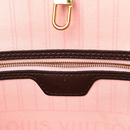 Louis Vuitton Damier Ebene Neo Neverfull MM Rose Ballerine