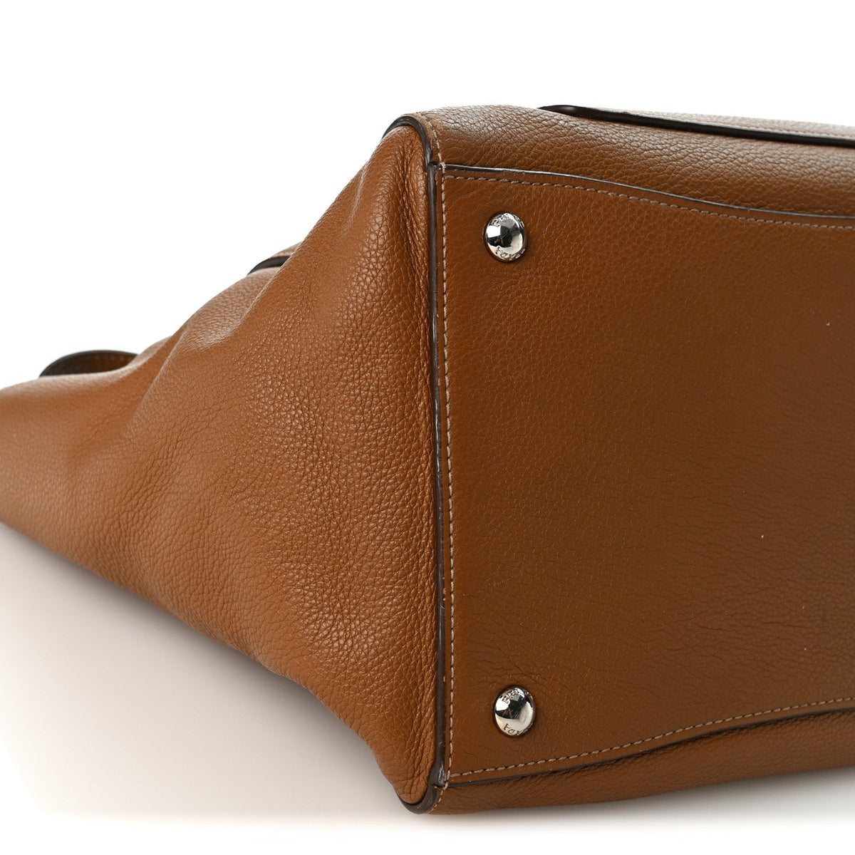 Prada Vitello Daino Shopping Tote Cannella