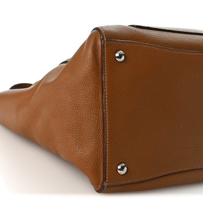 Prada Vitello Daino Shopping Tote Cannella