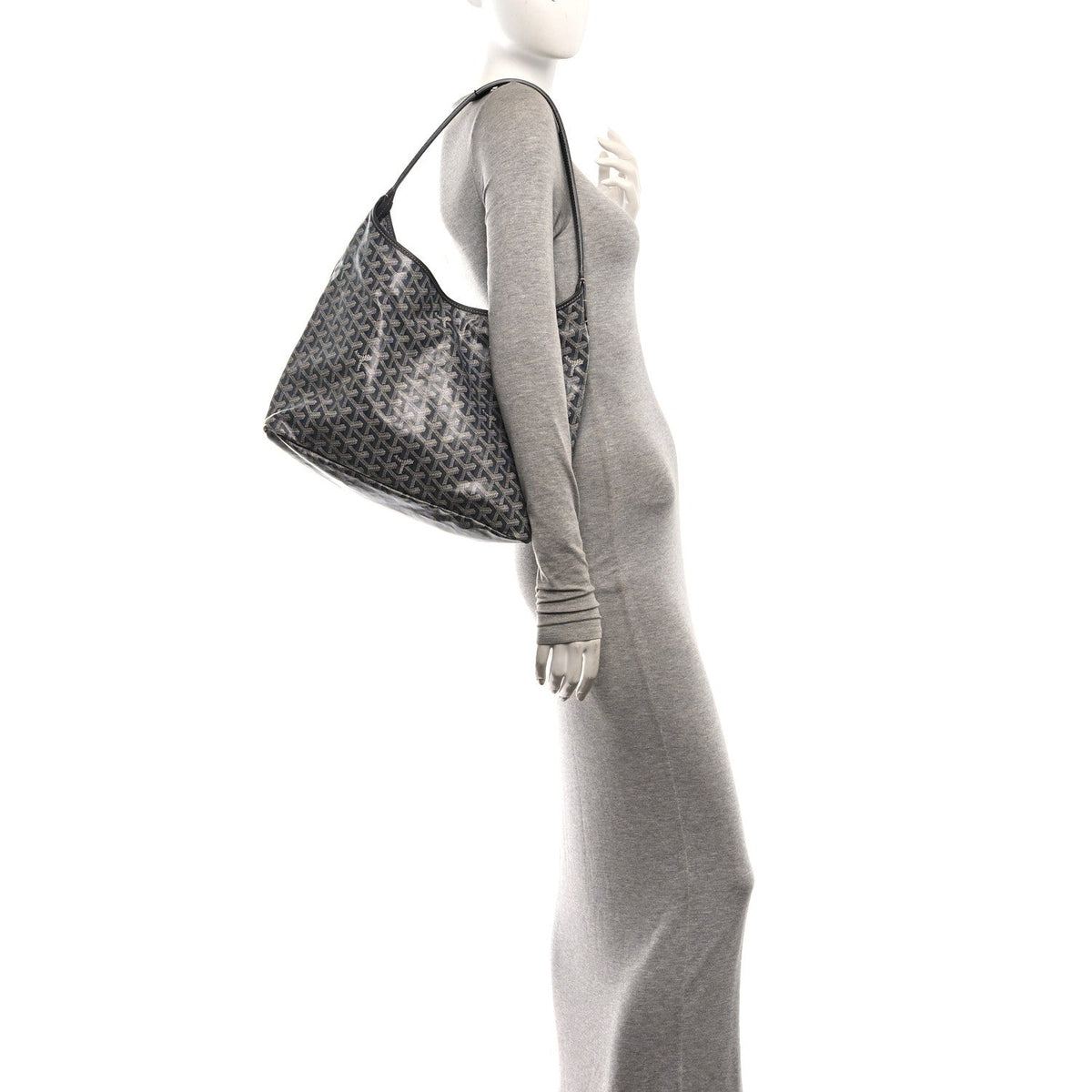 Goyard Goyardine Boheme Hobo Grey 1982658