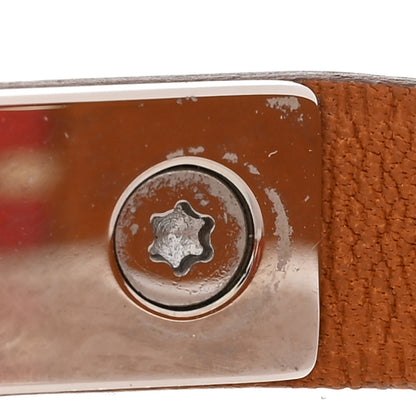 Hermes Swift Micro Rivale Bracelet XS Sanguine Silver