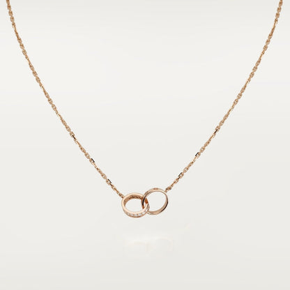 18K Gold Diamond Cartier Love Necklace