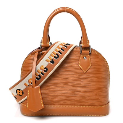 Louis Vuitton Epi Jacquard Alma BB Honey Gold