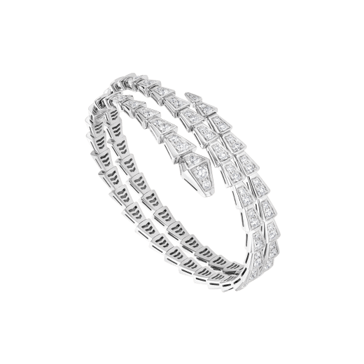 18K Gold Diamonds BVLGARI Serpenti Viper Bracelet