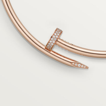 18K Rose Gold Diamonds Cartier Juste un Clou Necklace