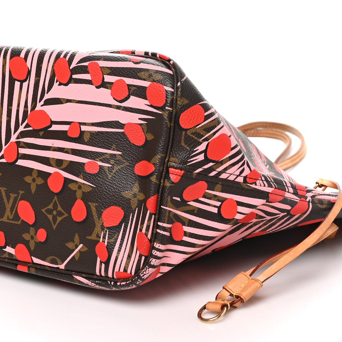 Louis Vuitton Monogram Jungle Dots Neo Neverfull MM Sugar Pink Poppy