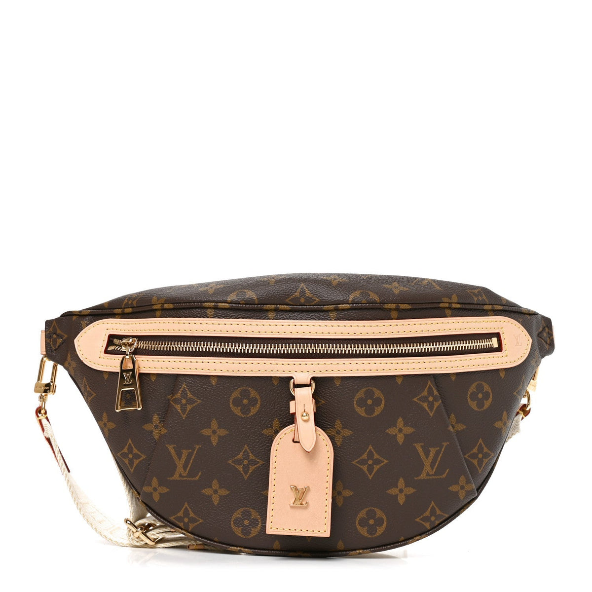 Louis Vuitton Monogram High Rise Bumbag Brown