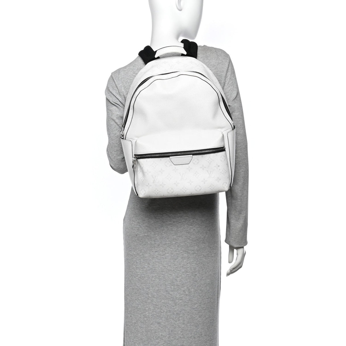Louis Vuitton Taiga Monogram Discovery Backpack PM White