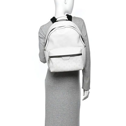 Louis Vuitton Taiga Monogram Discovery Backpack PM White