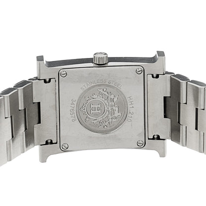 Hermes Stainless Steel 21mm Heure H Watch White