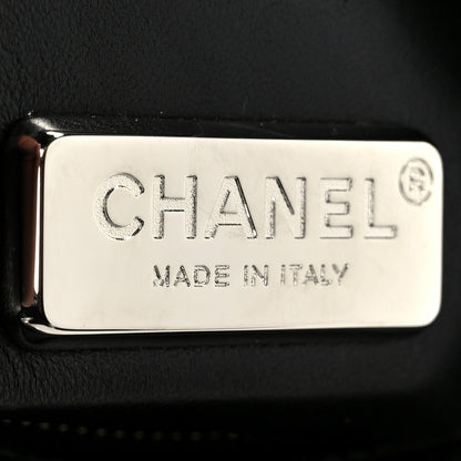 Chanel Snakeskin Patent Calfskin Small Gabrielle Hobo Black 1841660