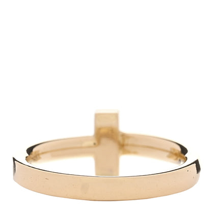 Tiffany 18K Yellow Gold T T1 Ring 49 5