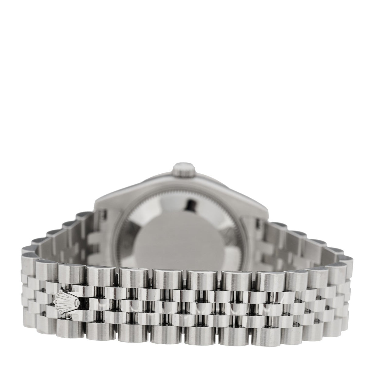 Rolex Stainless Steel 18K White Gold Diamond 31mm Datejust Watch 278384RBR