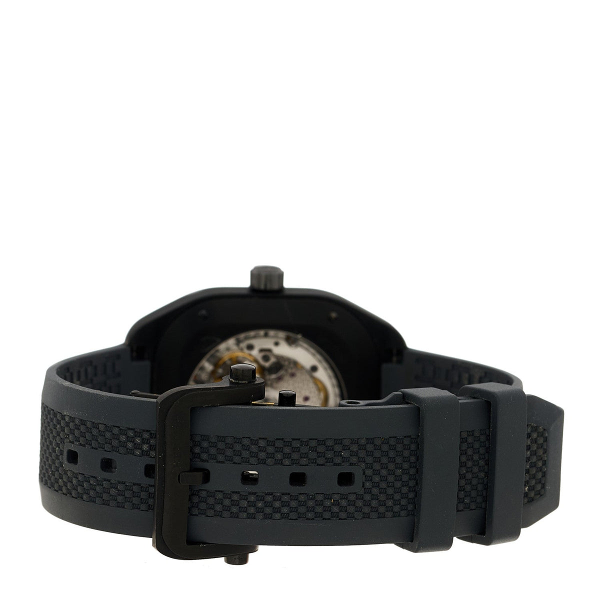 Hermes Graphene Nickel Rubber 39mm H08 Automatic Watch Noir
