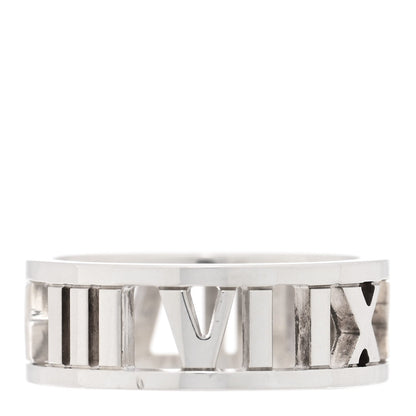 Tiffany Sterling Silver Wide Atlas Open Ring 51 5.75