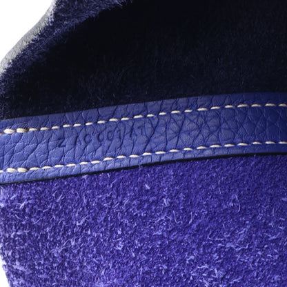 Hermes Taurillon Clemence Casaque Picotin Lock 18 PM Bag Bleu Electrique Bleu Encre