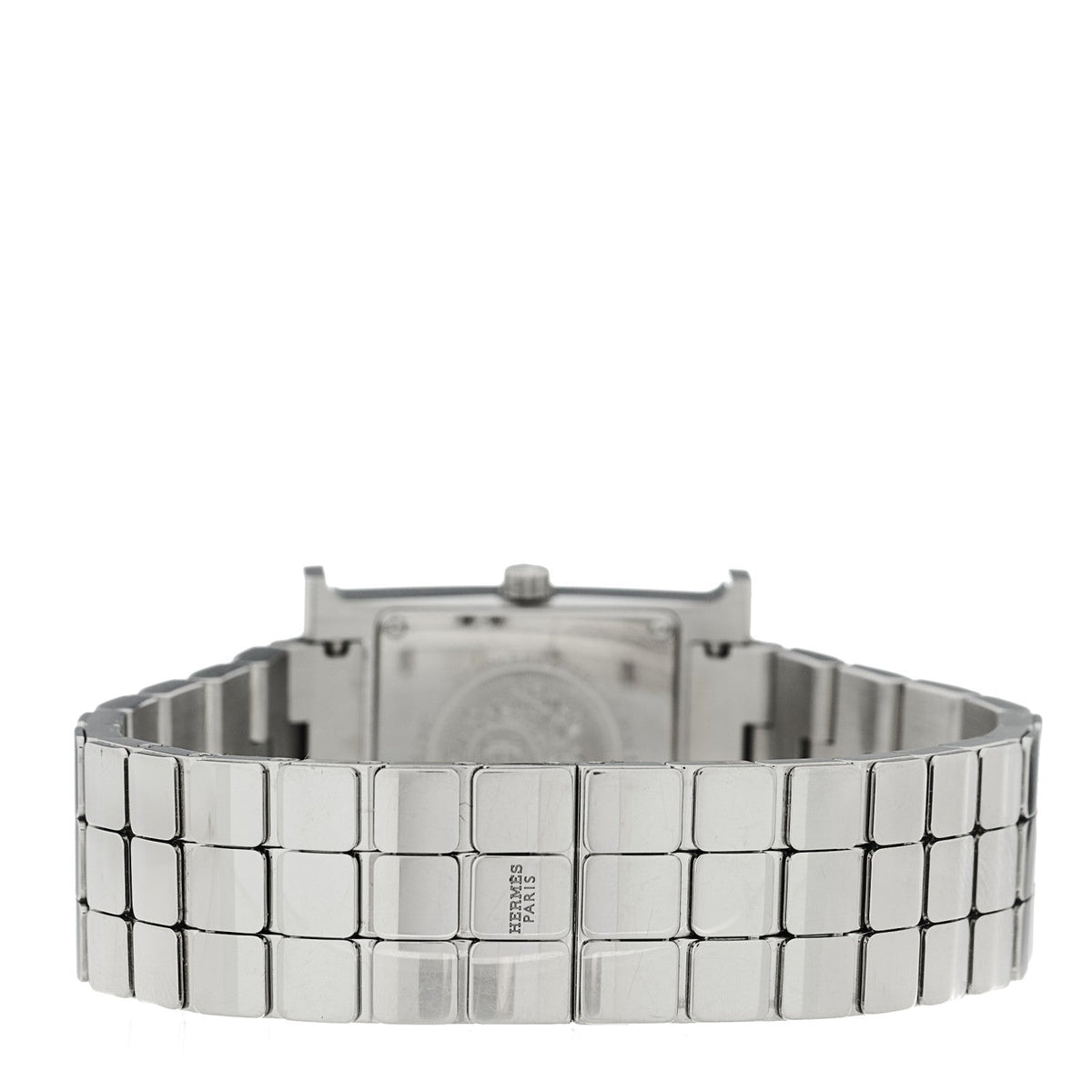 Hermes Stainless Steel 21mm Heure H Watch White