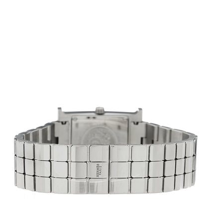 Hermes Stainless Steel 21mm Heure H Watch White